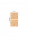 Термопанель откосная Good House с керамической плиткой Березакерамика Sand Natural R ОТП111-56 (250×450 мм)