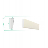Наличник NL-108 (90×30×20×2000 мм) декоративный фасадный, с откосом