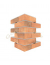 Большой угловой элемент термопанелей Good House с керамической плиткой CERRAD Loft Brick Curry УБ113-03 ППС, 243х365х456мм