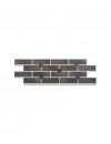 Термопанель Good House с керамической плиткой Березакерамика BRICK HOUSE Коричневый Т111-70 ППС, 1185х395мм 0,37м2
