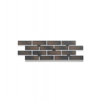 Термопанель Good House с керамической плиткой Березакерамика BRICK HOUSE Коричневый Т111-70 ППС, 1185х395мм 0,37м2