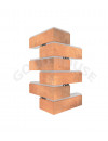 Малый угловой элемент термопанелей Good House с керамической плиткой CERRAD Loft Brick Masala УМ113-04 ППС, 110х240х455мм