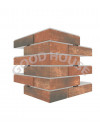 Большой угловой элемент термопанелей Good House с керамической плиткой CERRAD Loft Brick Chili УБ113-01 ППС, 243х365х456мм