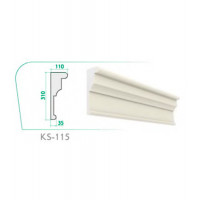 Карниз KS-115 (220x120x60x2000mm)