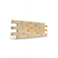 Термопанель фасадная рядовая Good House с керамической плиткой Retro Brick Salt Т112-13 (ППС, 1025×455 мм, 0,47 м²