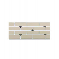 Термопанель Good House с керамической плиткой Березакерамика BRICK HOUSE Кремовый ТЭ111-72 ЭППС, 1028х525мм 0,54м2