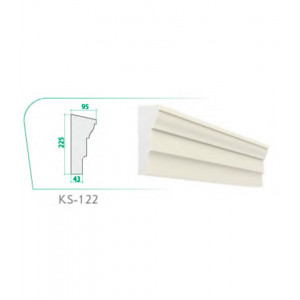 Карниз KS-122 (545x175x105x2000mm)