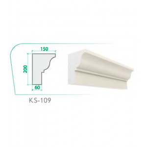 Карниз KS-109 (200x150x50x2000mm)
