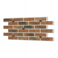 Термопанель фасадная рядовая Good House скерамической плиткой   Loft Brick Chili Т112-01 (ППС, 1025×455 мм, 0,47 м²)
