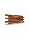Термопанель фасадная рядовая Good House с керамической плиткой Retro Brick Chili Т112-09 (ППС, 1025×455 мм, 0,47 м²)